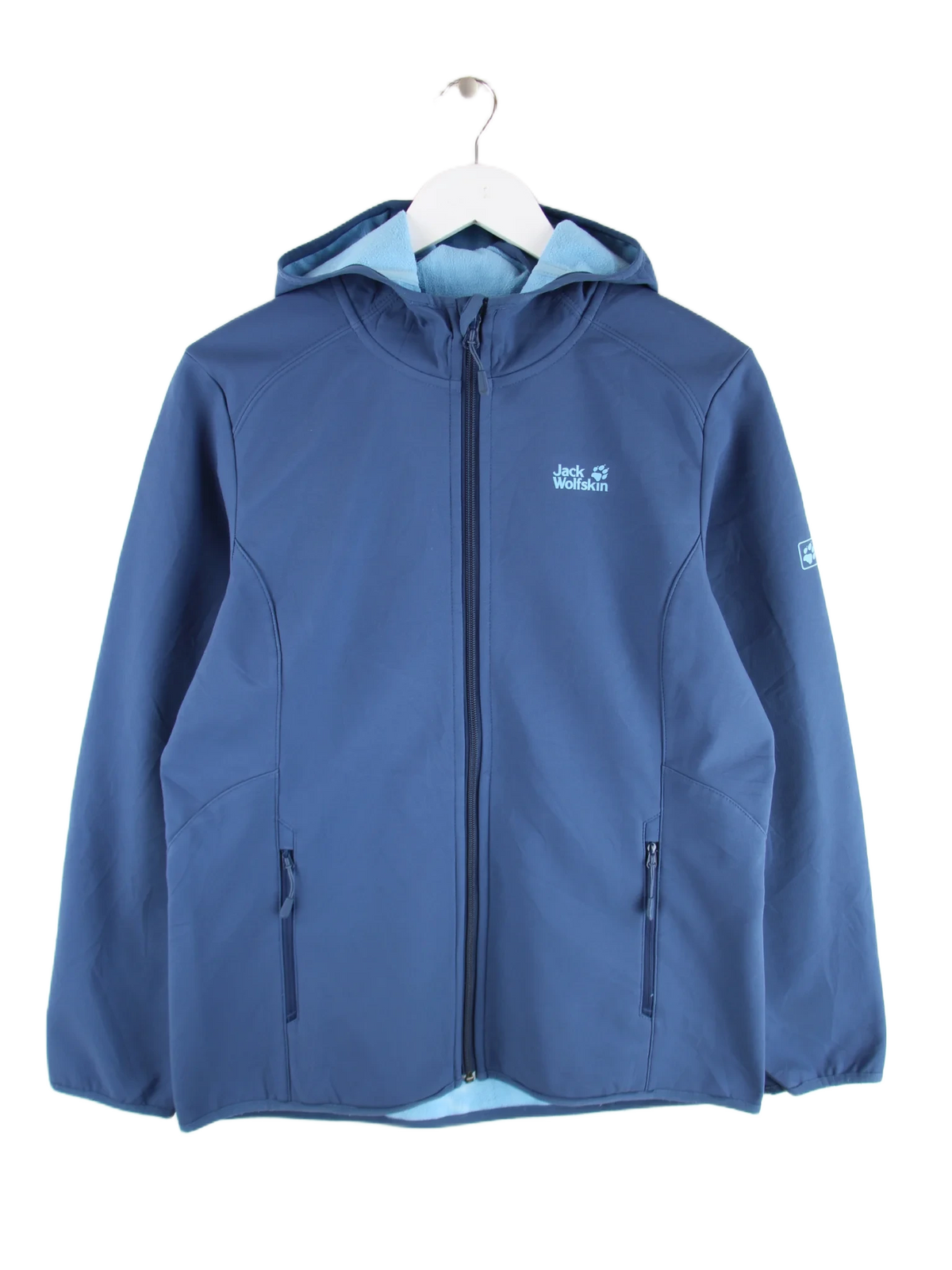 Jack Wolfskin Leichte Jacke Blau M – Vorderseite