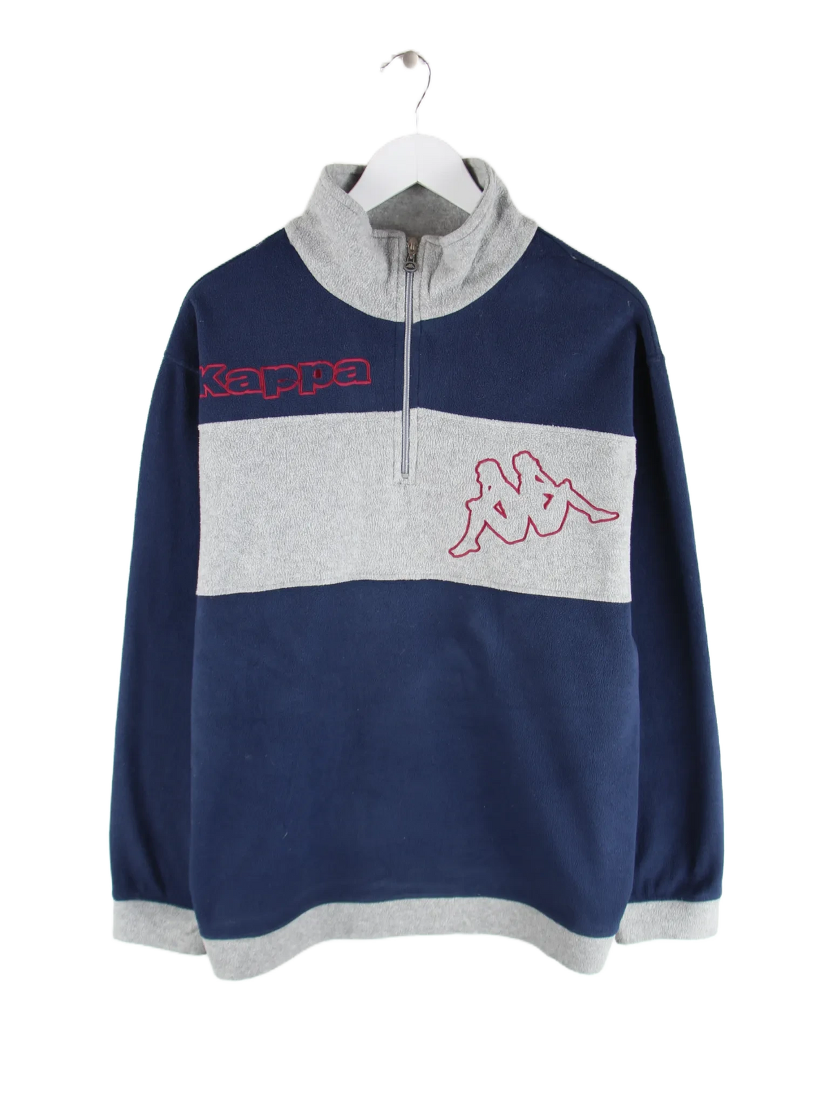 Kappa Fleece Blau XL – Vorderseite