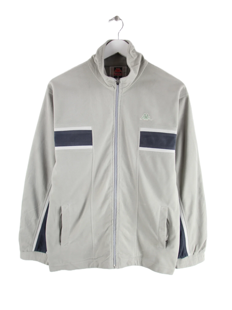 Kappa Trainingsjacke Grau S – Vorderseite