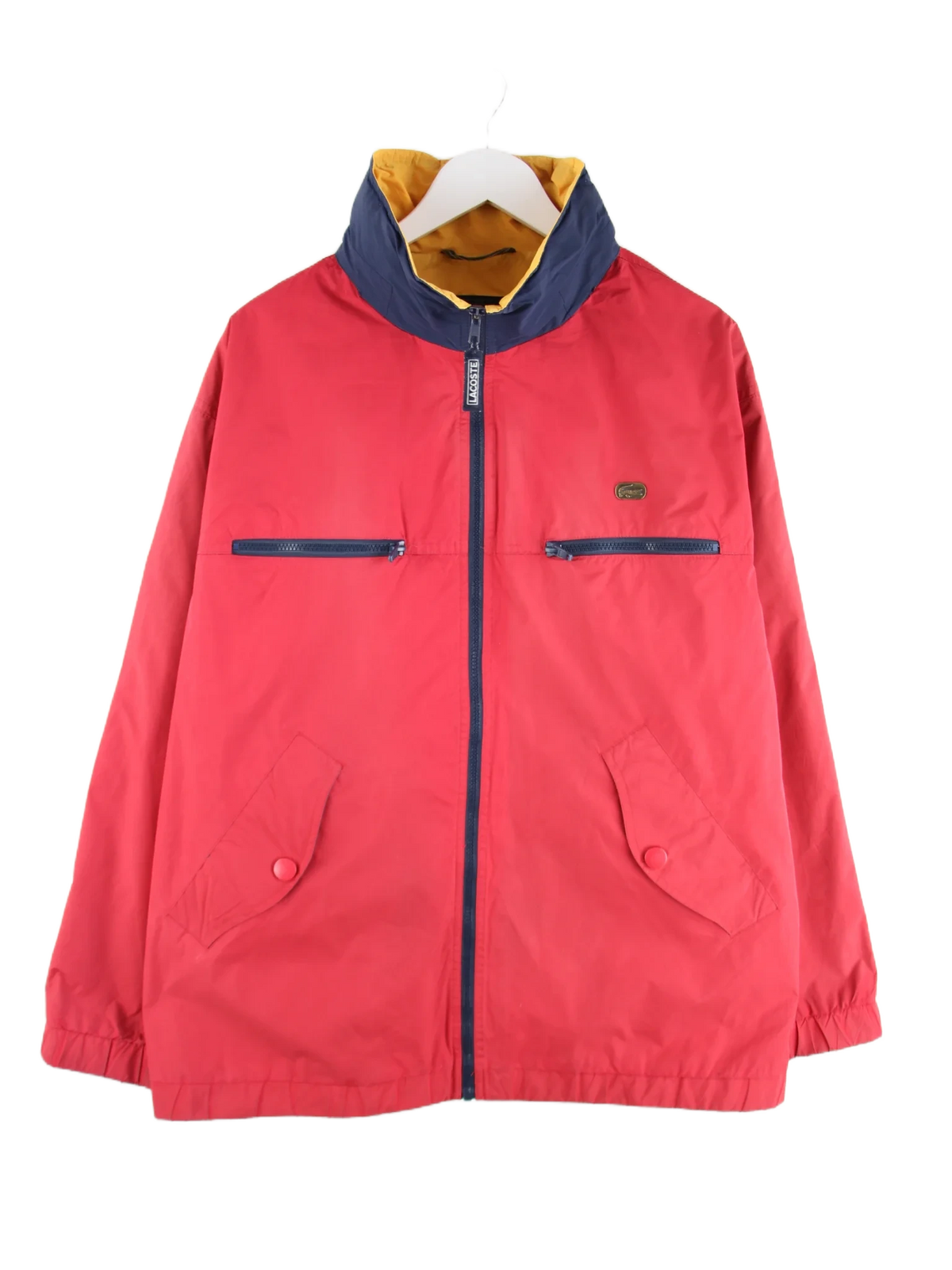 Lacoste Leichte Jacke Rot XL – Vorderseite