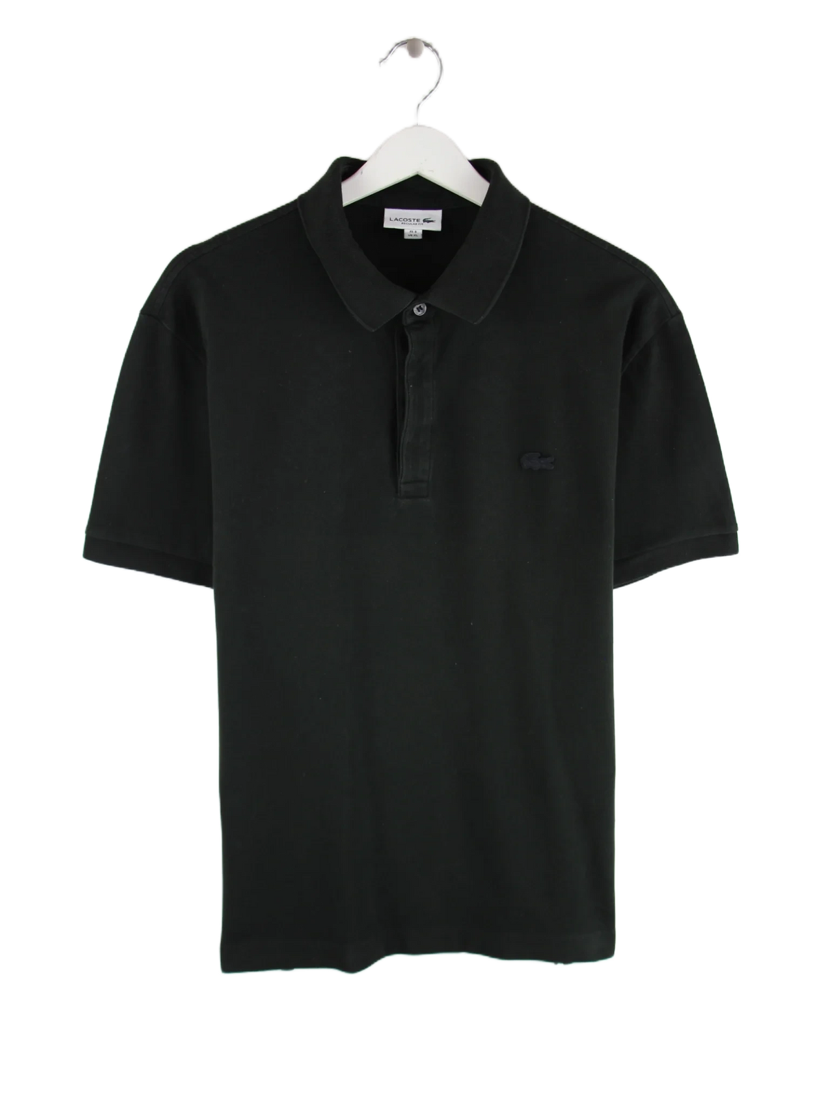 Lacoste Polo Schwarz XL – Vorderseite