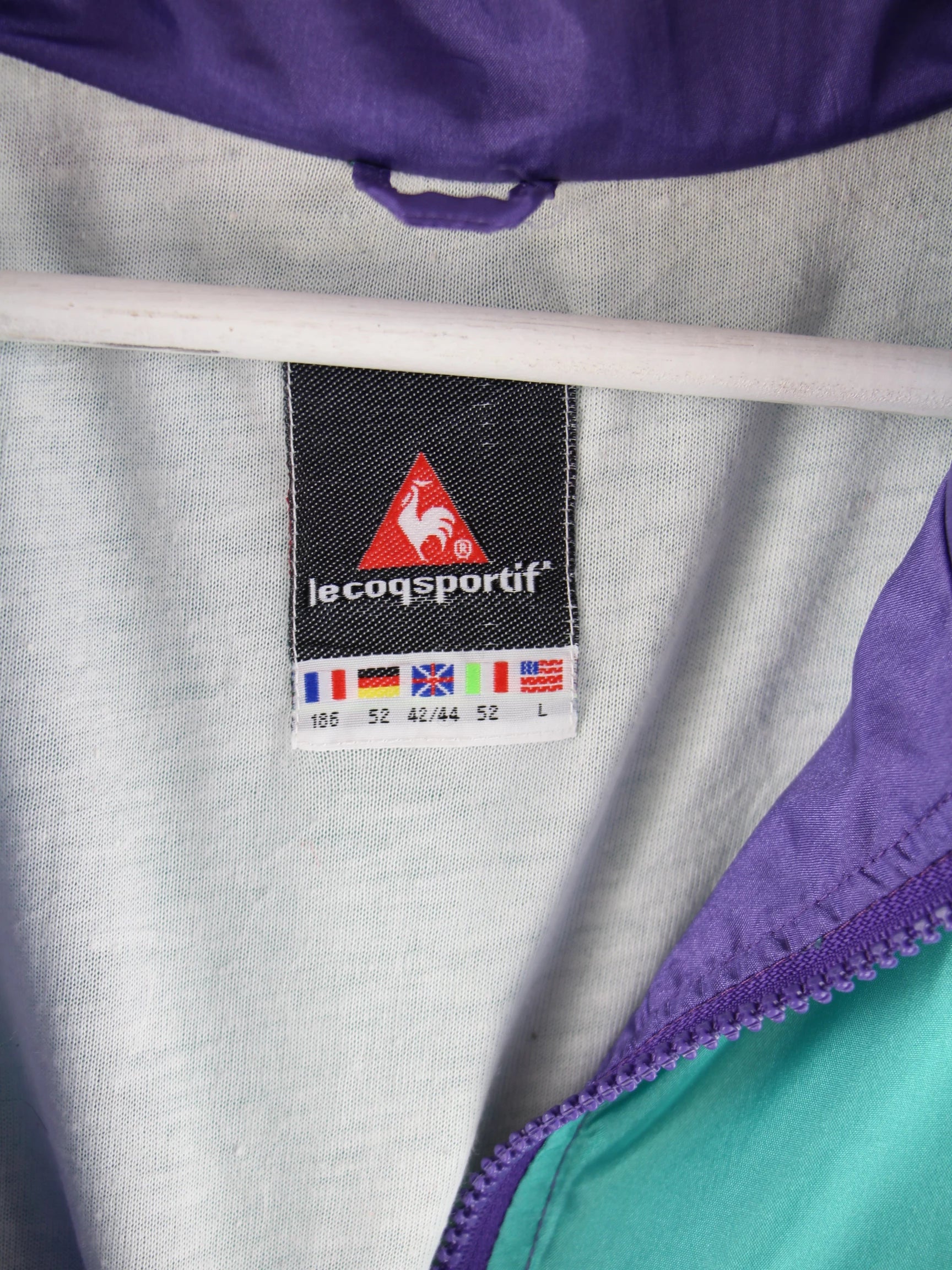Le Coq Sportif Leichte Jacke Mehrfarbig XL – Etikett