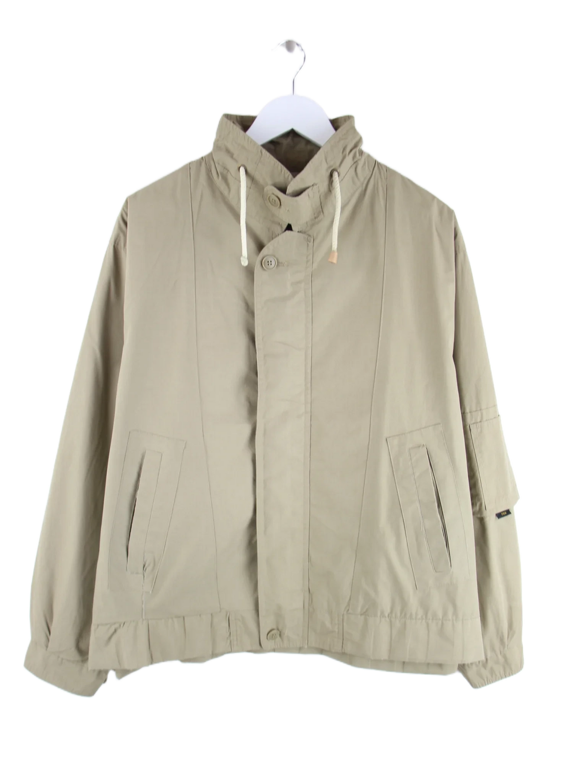 London Fog Leichte Jacke Braun L – Vorderseite