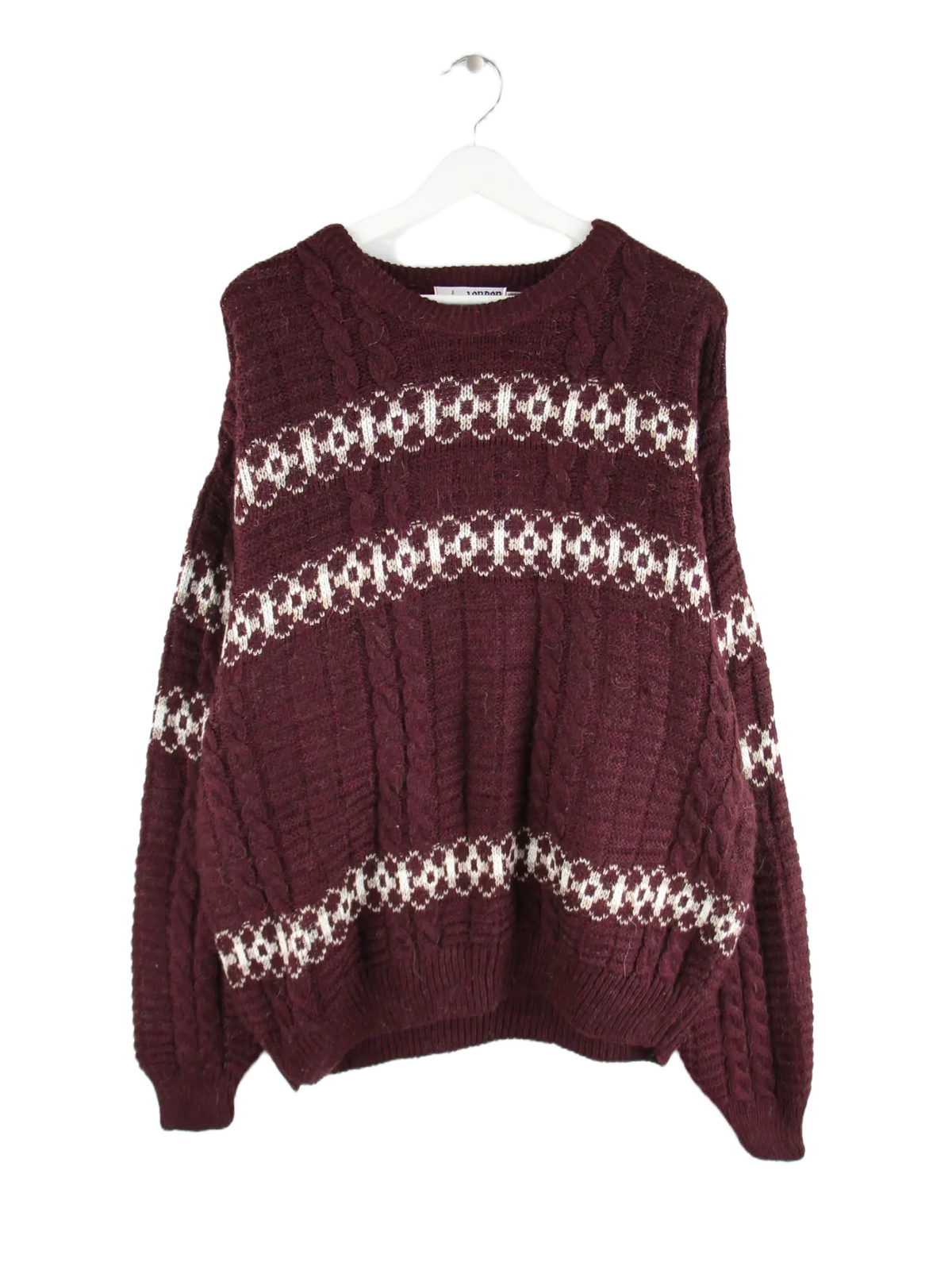 London Fog Pullover Rot XL – Vorderseite