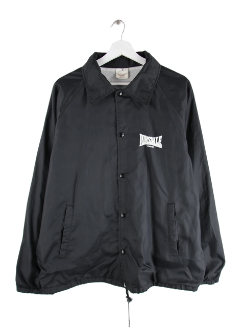Lonsdale Leichte Jacke Schwarz XL – Vorderseite