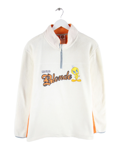 Looney Tunes Fleece Weiß XL – Vorderseite