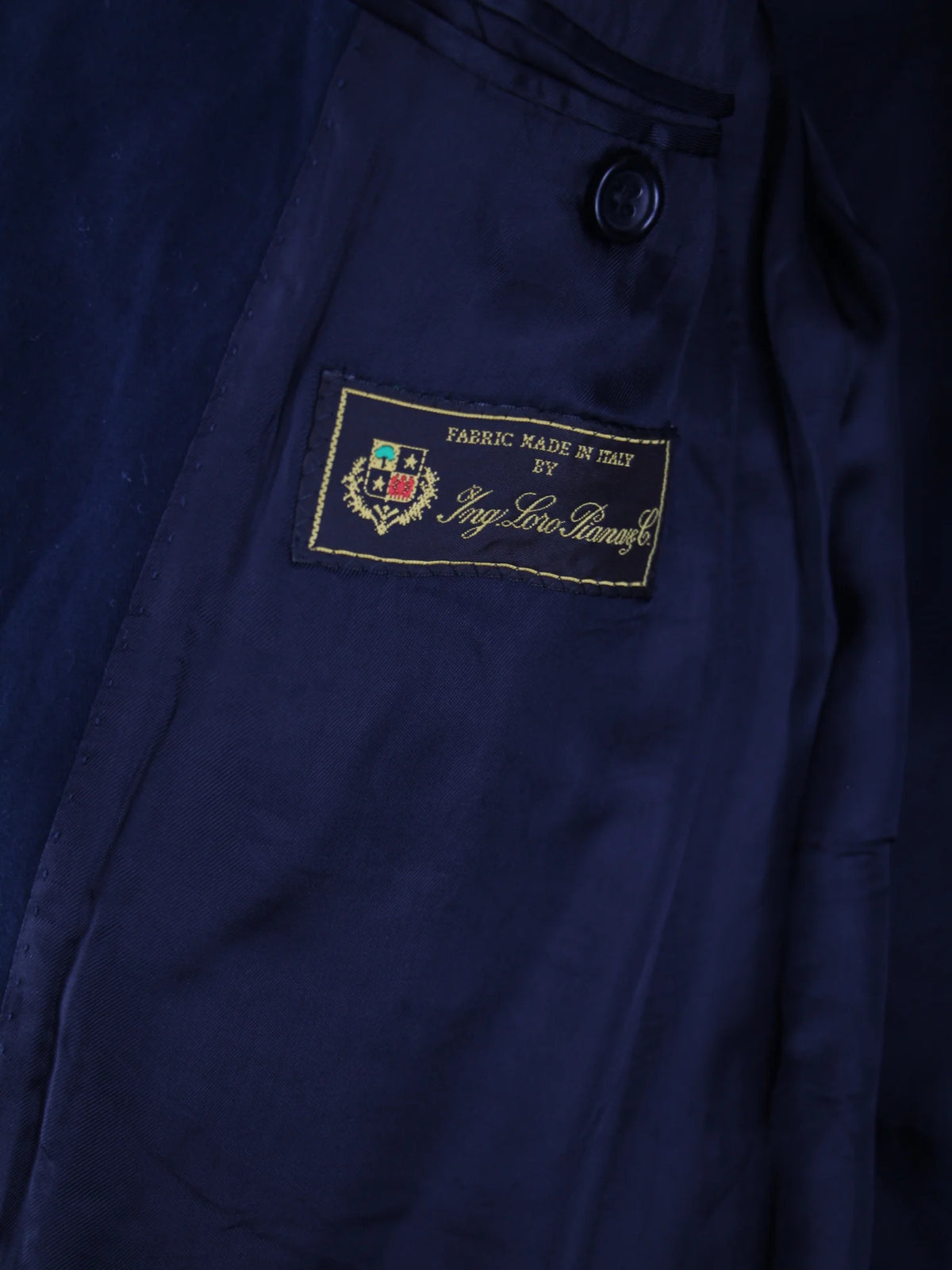 Loro Piana Blazer Schwarz M – Etikett