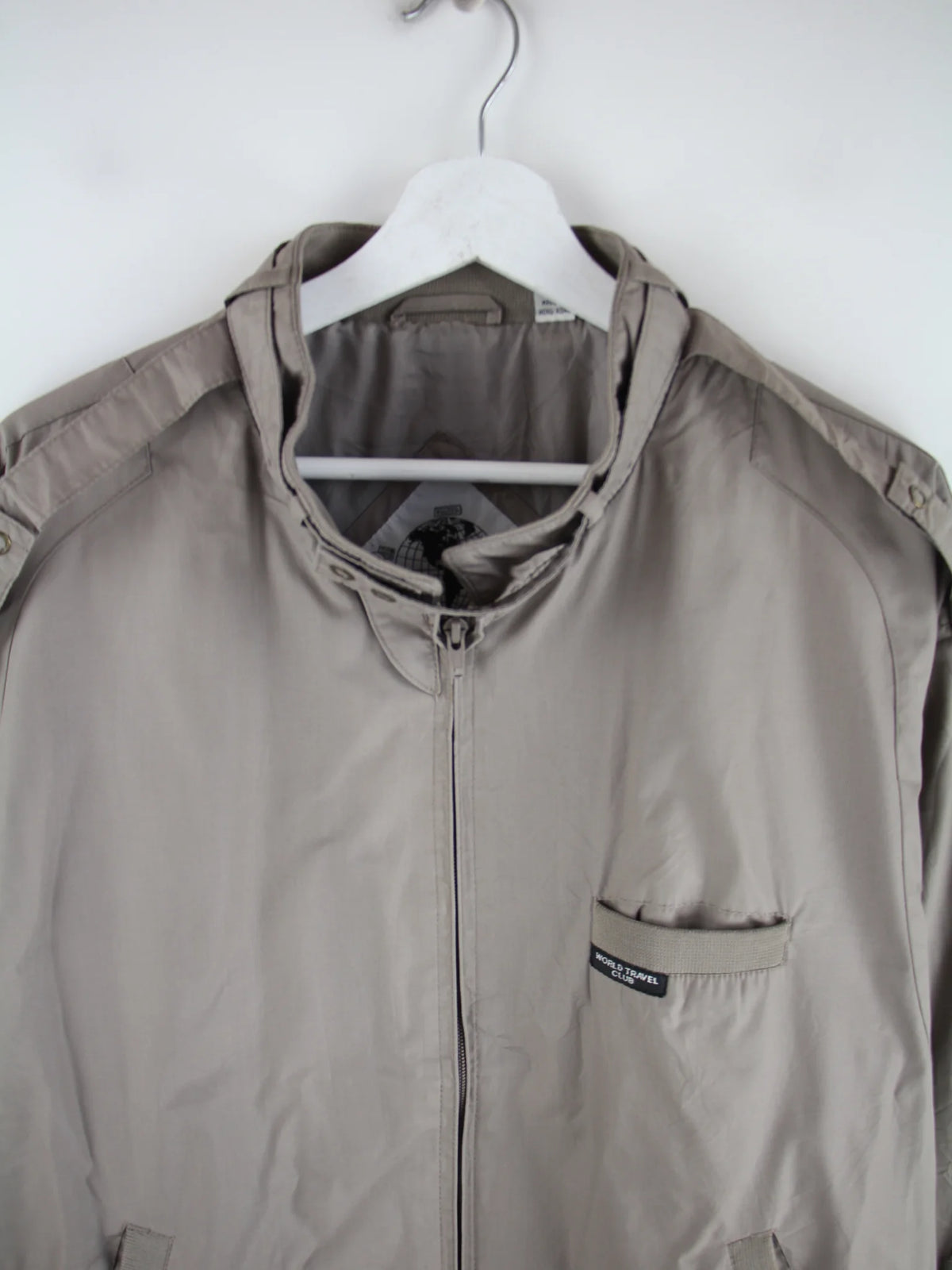 Members Only Jacke Grün XL – Detailansicht Vorderseite