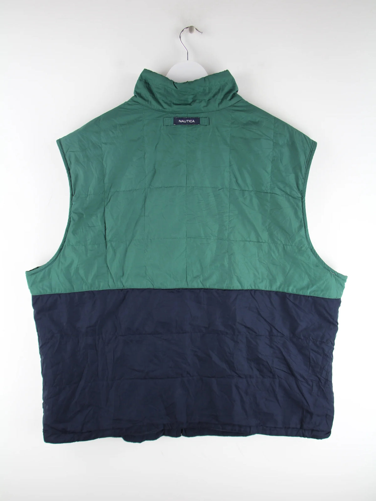 Nautica Weste Blau XXL – Detailansicht Vorderseite