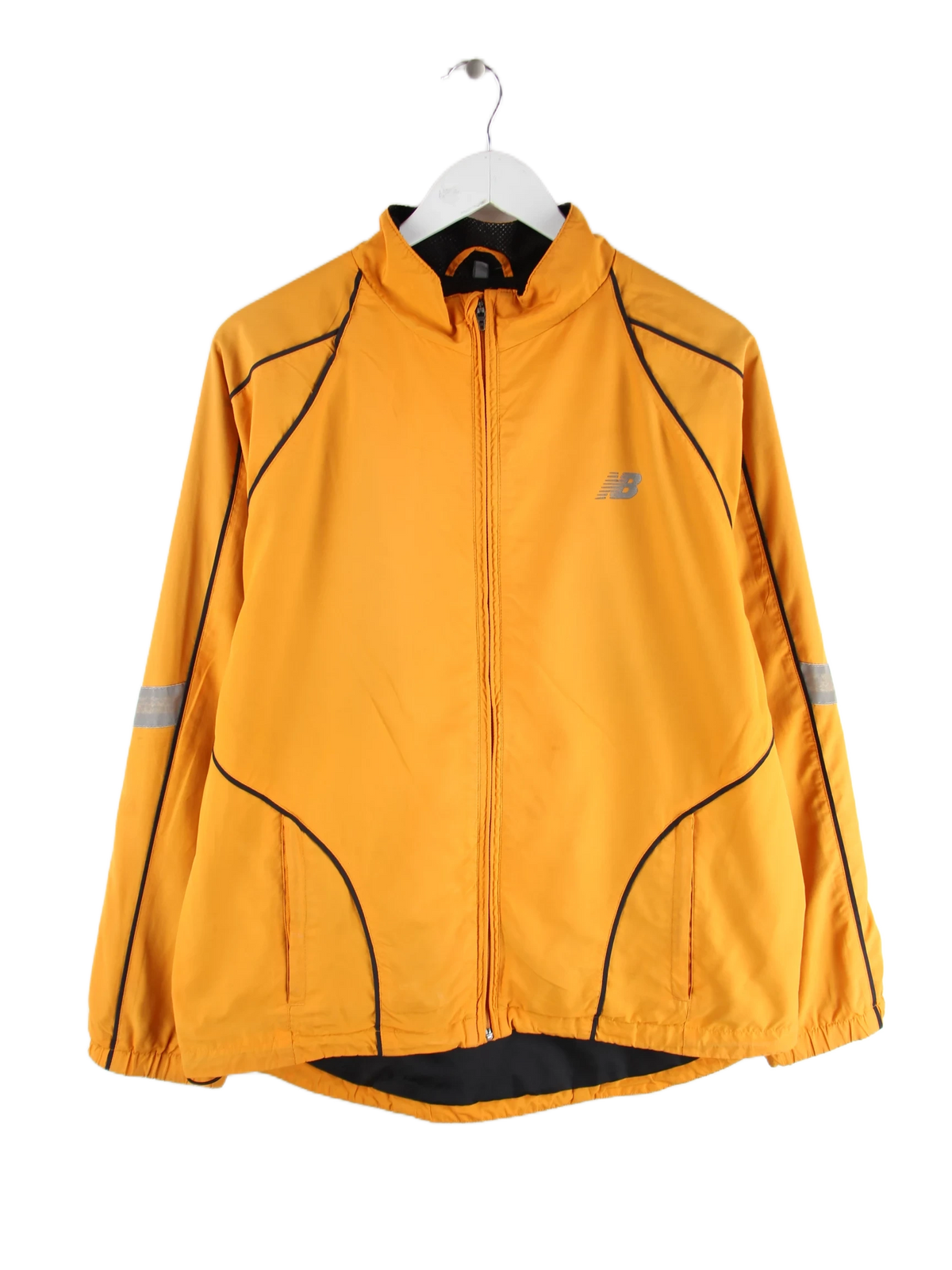 New Balance Leichte Jacke Orange M – Vorderseite