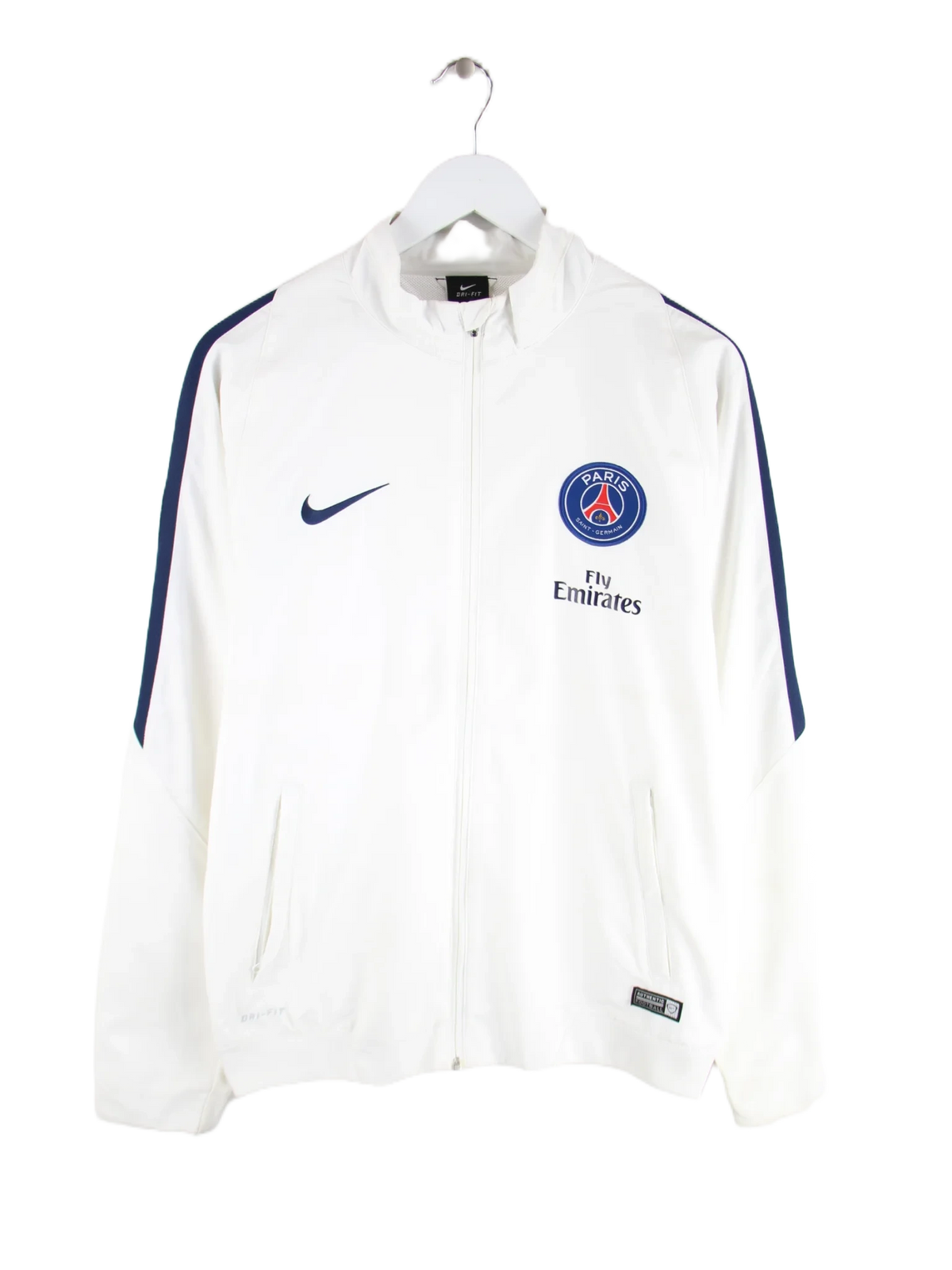 Nike Trainingsjacke Weiß M – Vorderseite