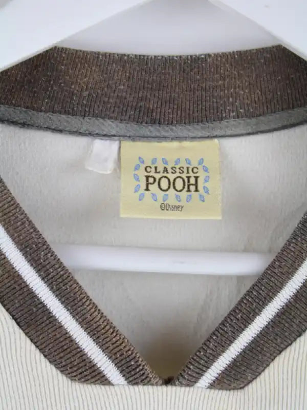 Pooh Sweater Beige L – Etikett