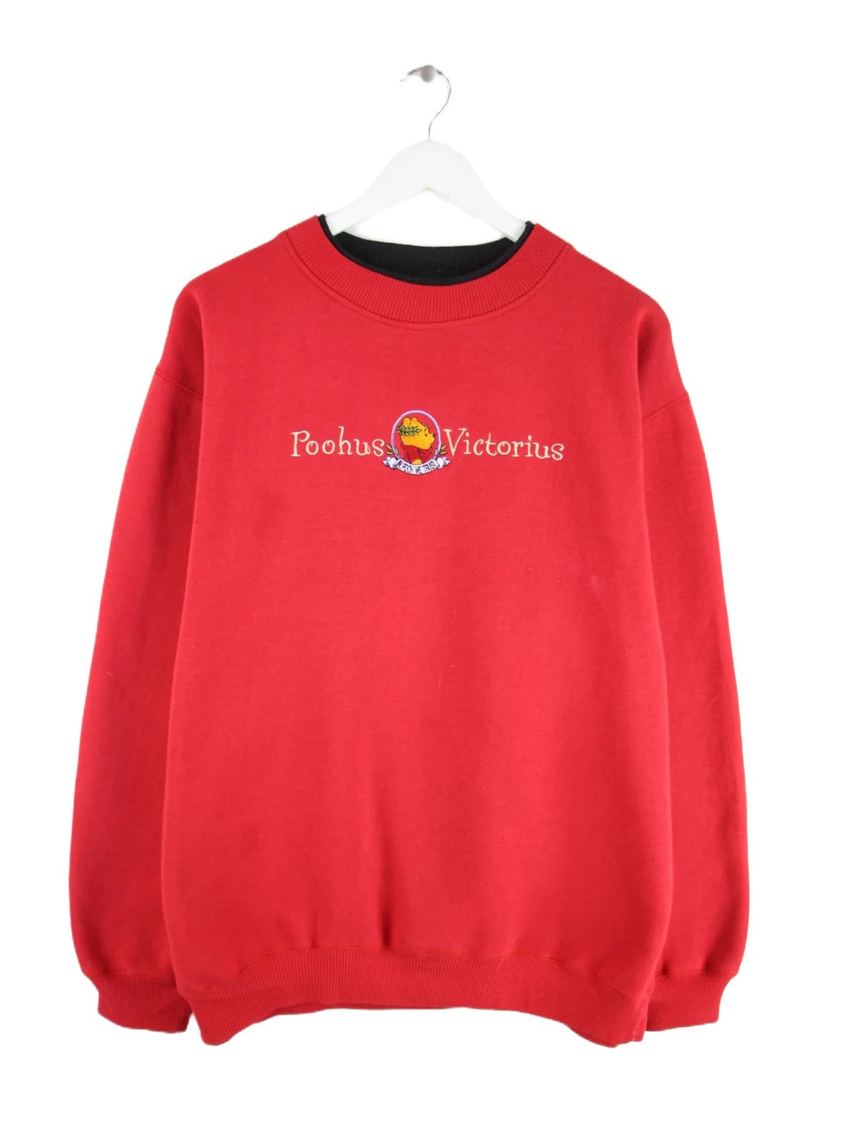 Pooh Sweater Rot XL – Vorderseite