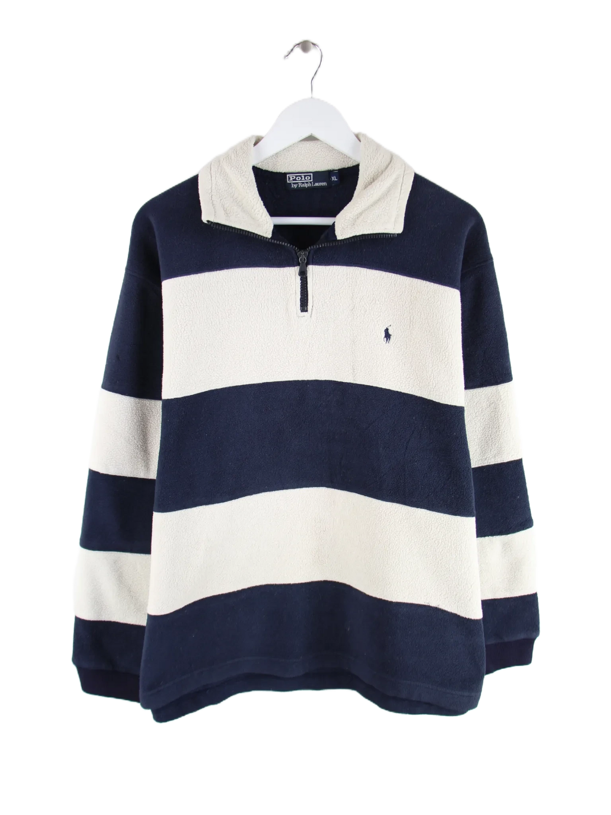 Ralph Lauren Fleece Blau XL – Vorderseite