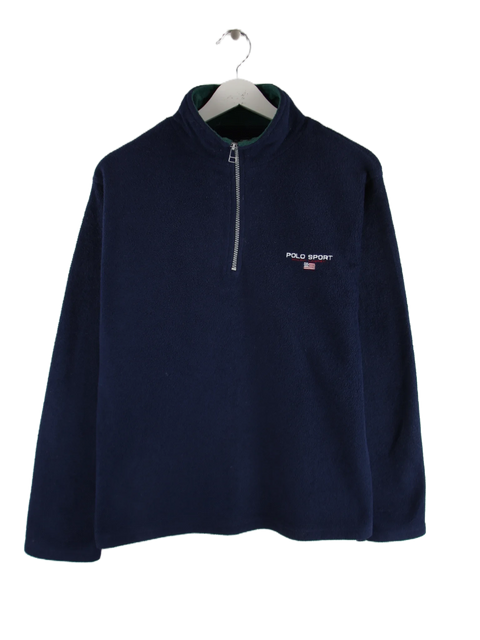 Ralph Lauren Fleece Blau XL – Vorderseite