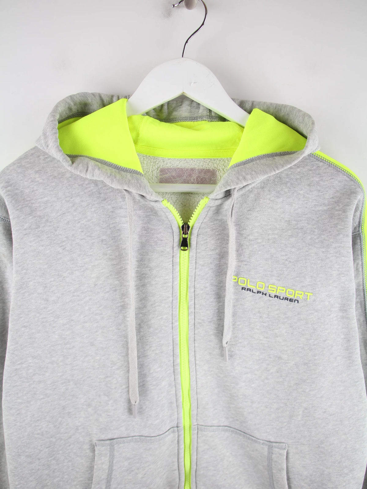 Ralph Lauren Hoodie Grau M – Detailansicht Vorderseite