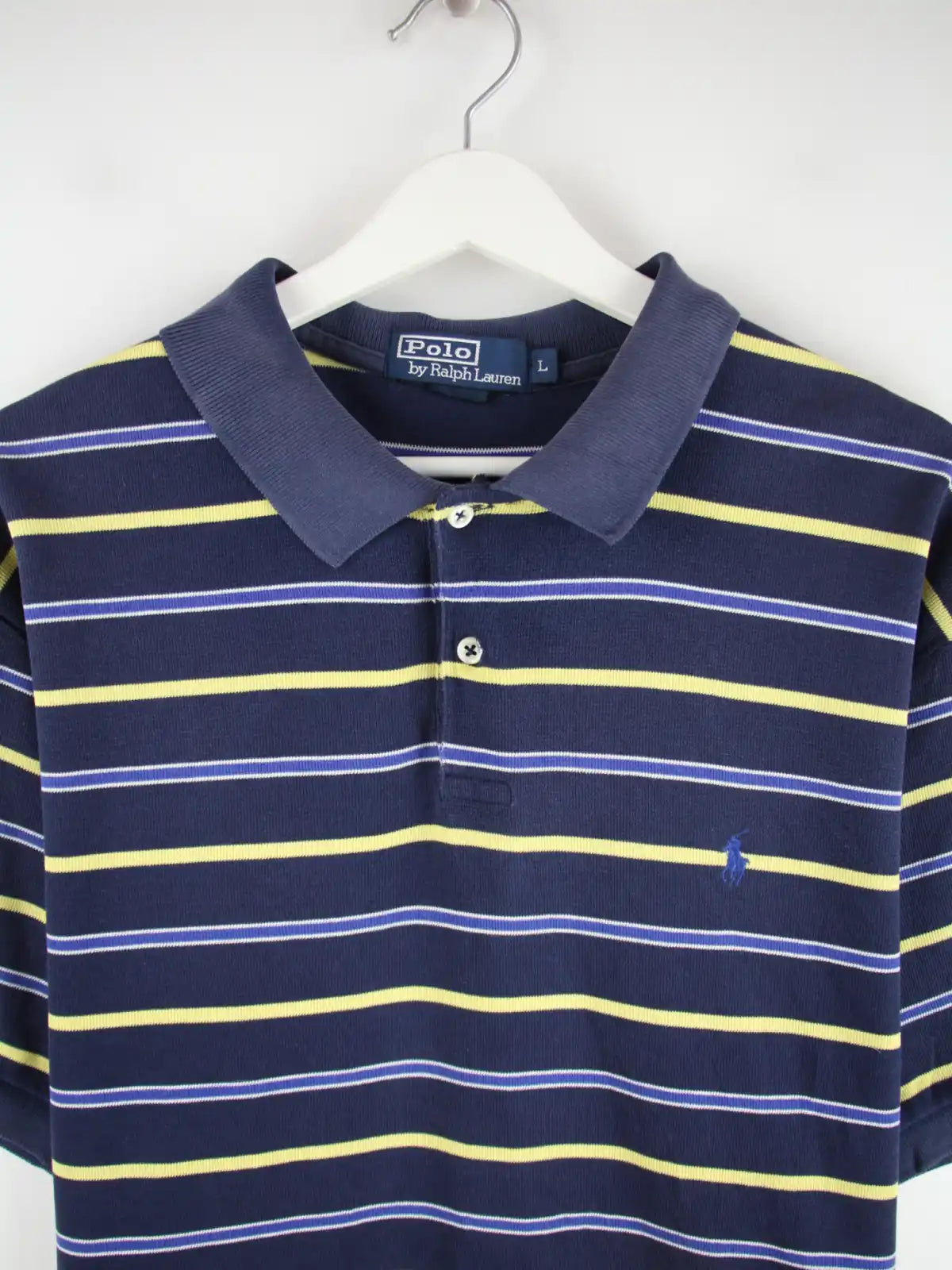Ralph Lauren Polo Blau L – Detailansicht Vorderseite