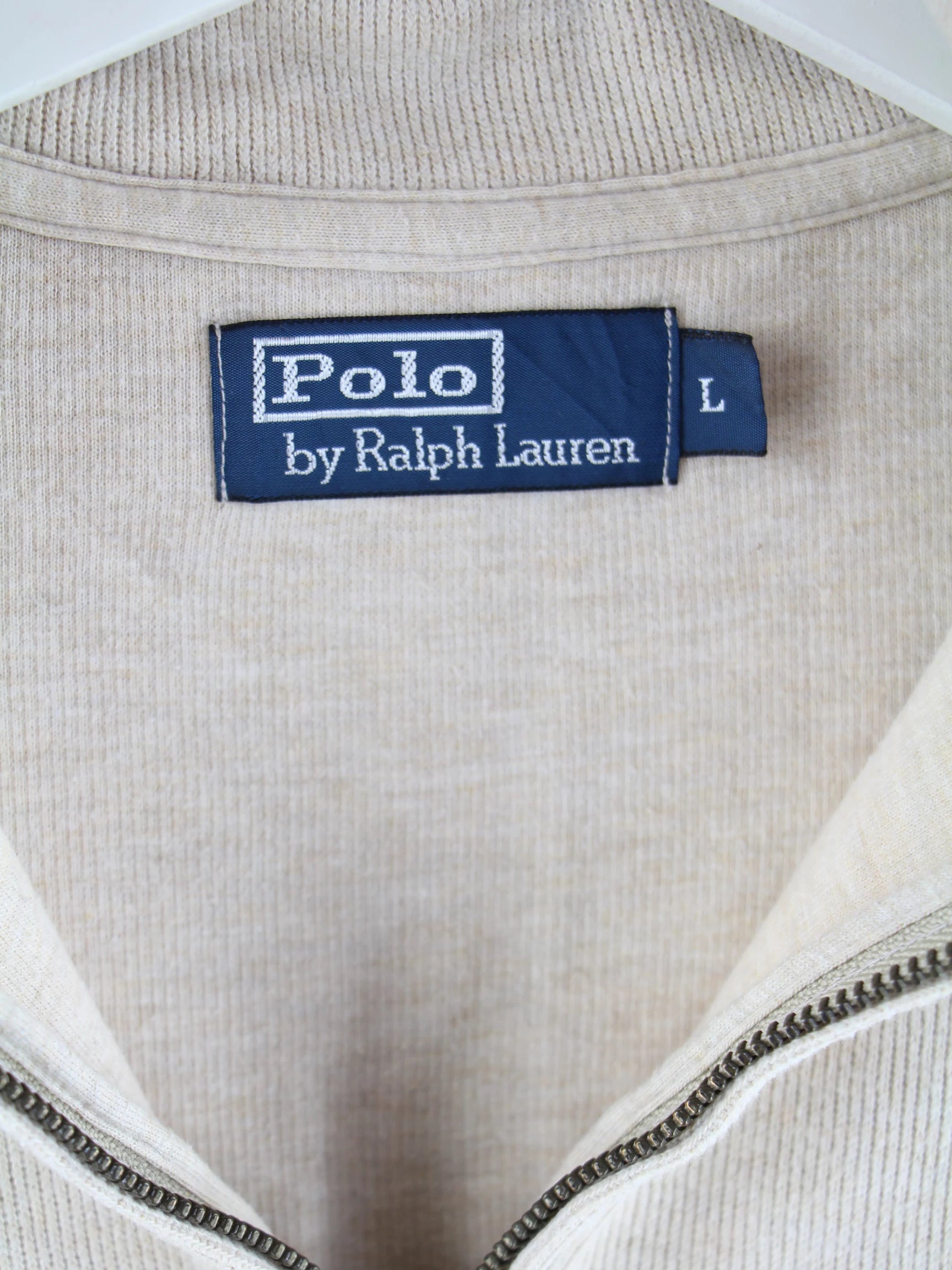 Ralph Lauren Sweater Beige L – Etikett