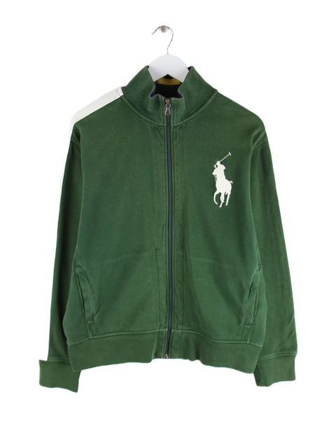 Ralph Lauren Sweatjacke Grün L – Vorderseite