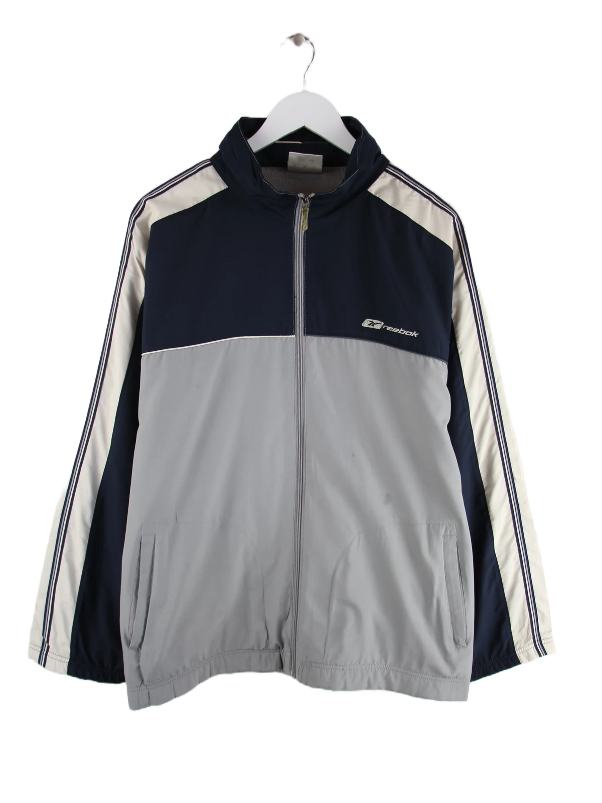 Reebok Trainingsjacke Mehrfarbig L – Vorderseite