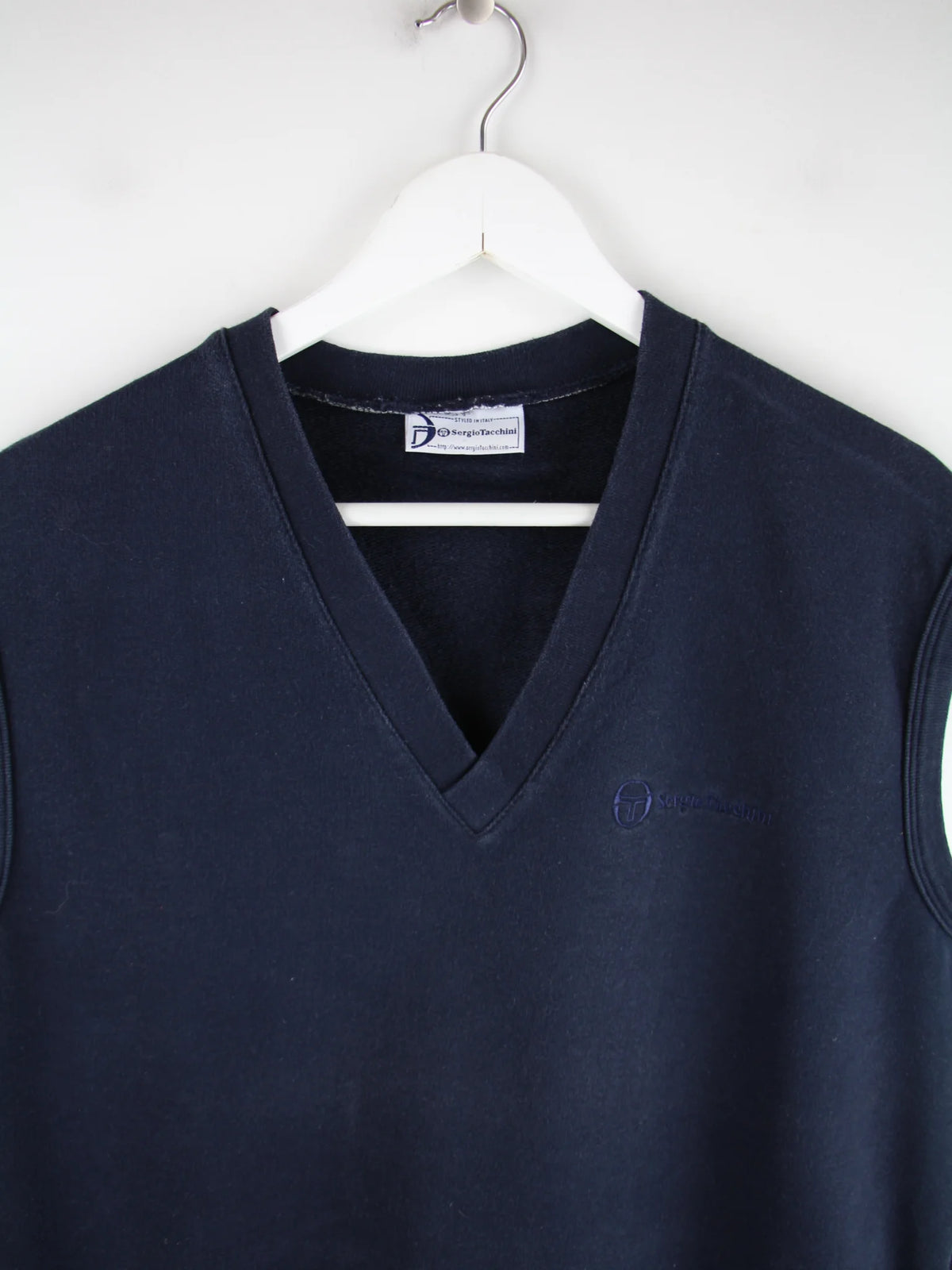 Sergio Tacchini Pullunder Blau L – Etikett