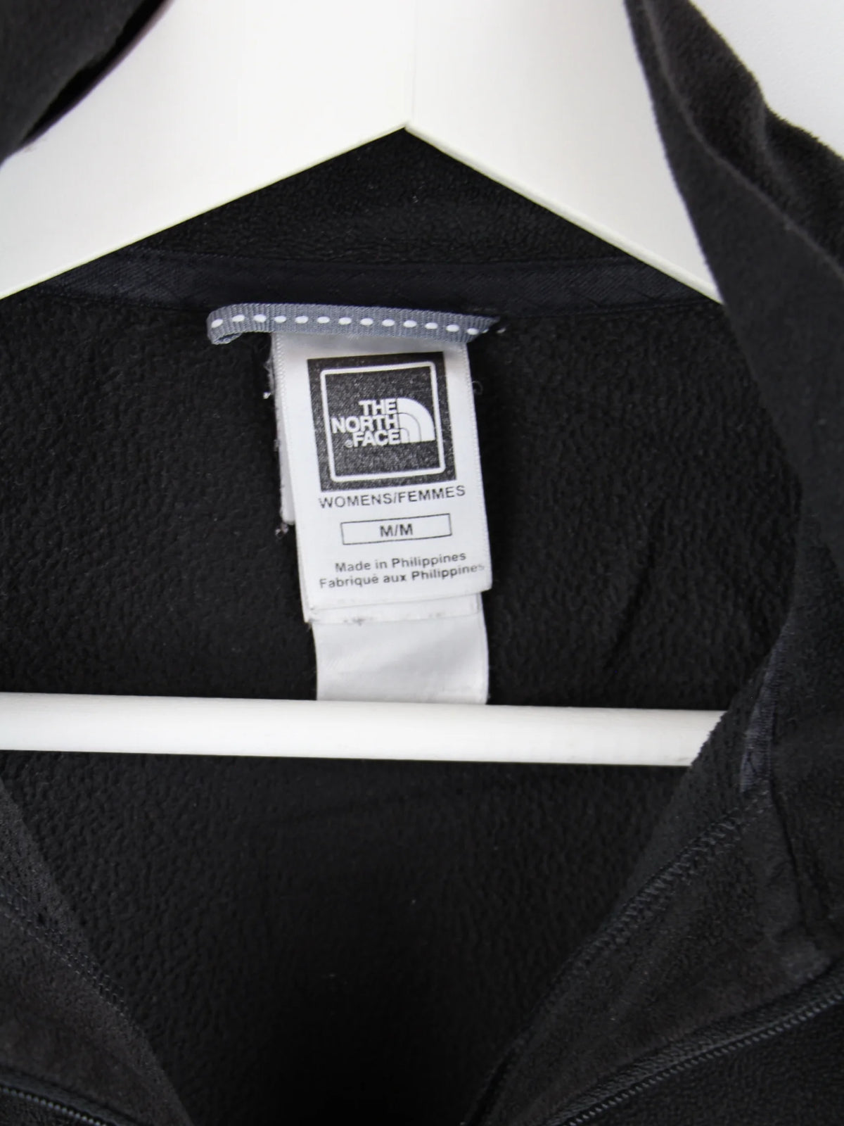 The North Face Fleece Schwarz M – Etikett