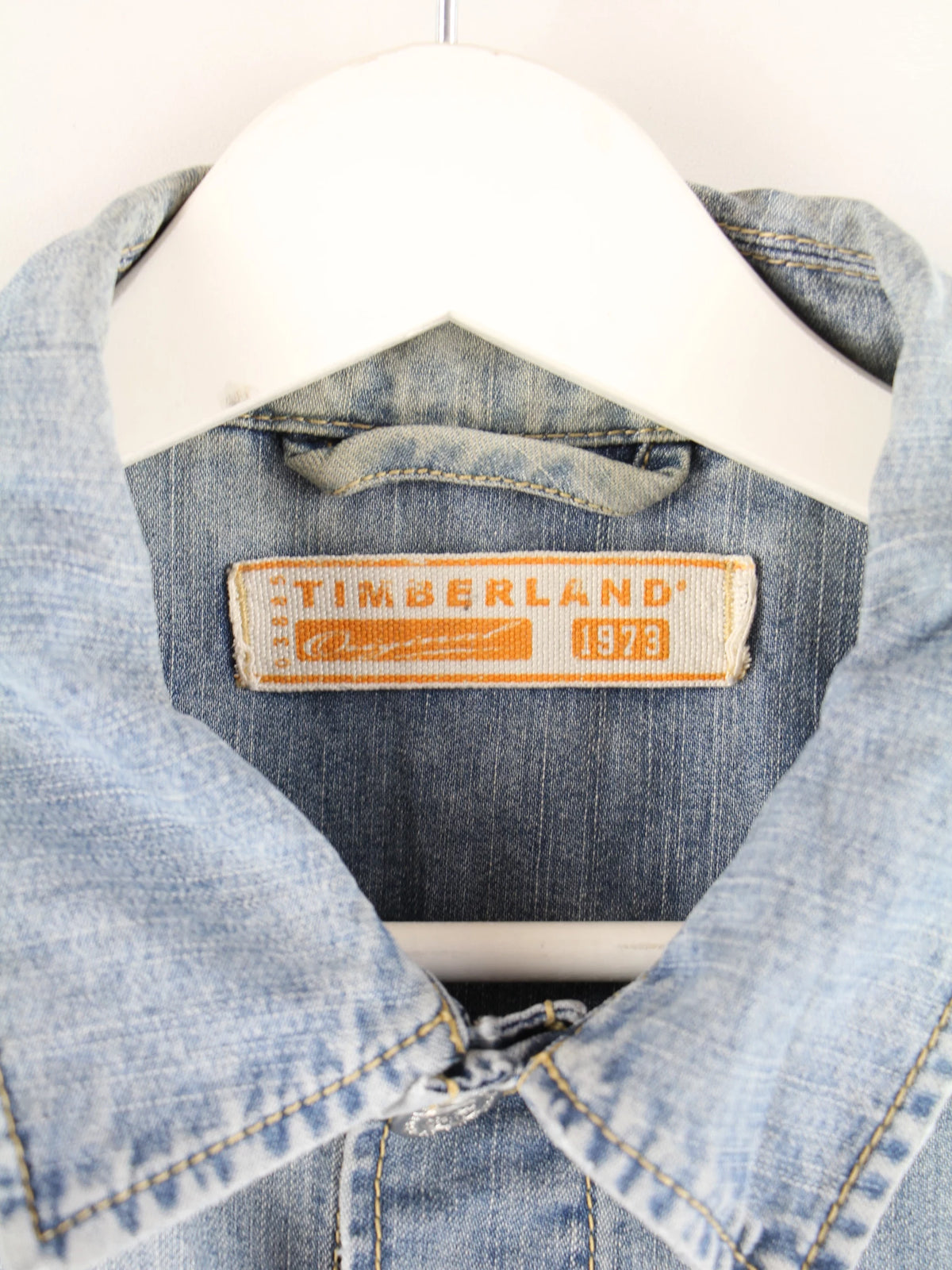 Timberland Jeansjacke Blau S – Etikett