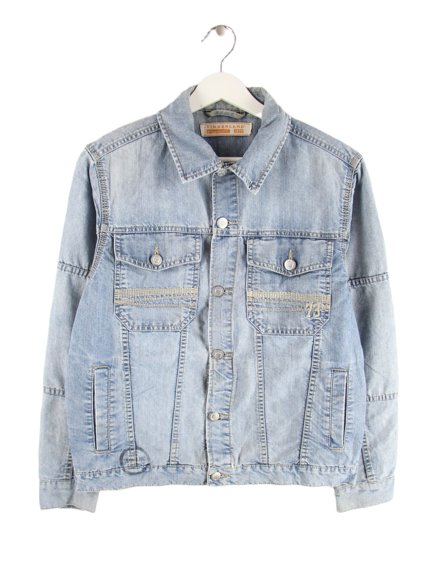 Timberland Jeansjacke Blau S – Vorderseite