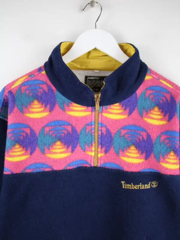 Timberland Sweater Blau L – Detailansicht Vorderseite
