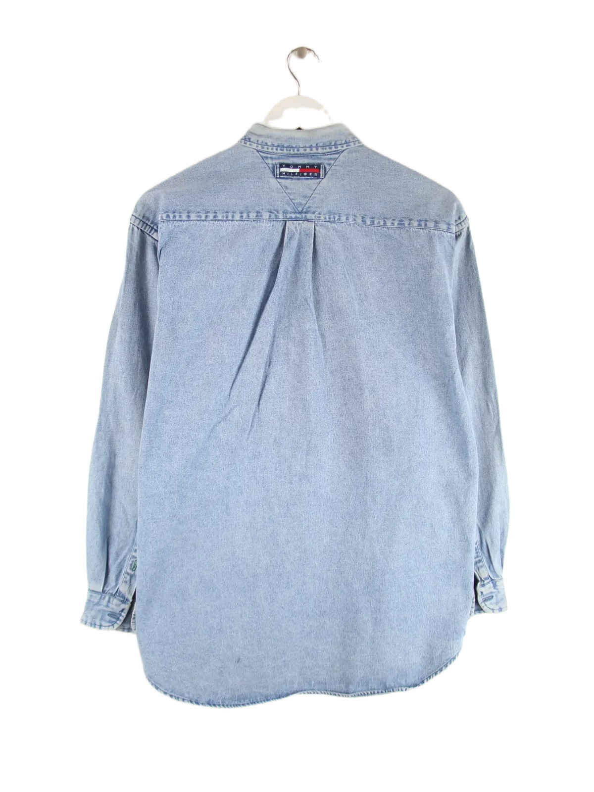 Tommy Hilfiger Freizeit Hemd Blau S – Rückseite