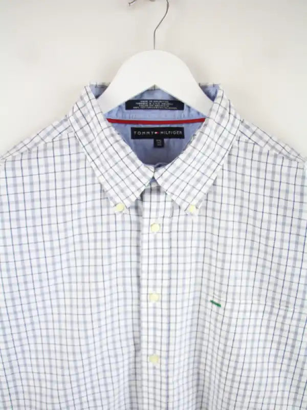 Tommy Hilfiger Hemd Weiß XXL – Detailansicht Vorderseite