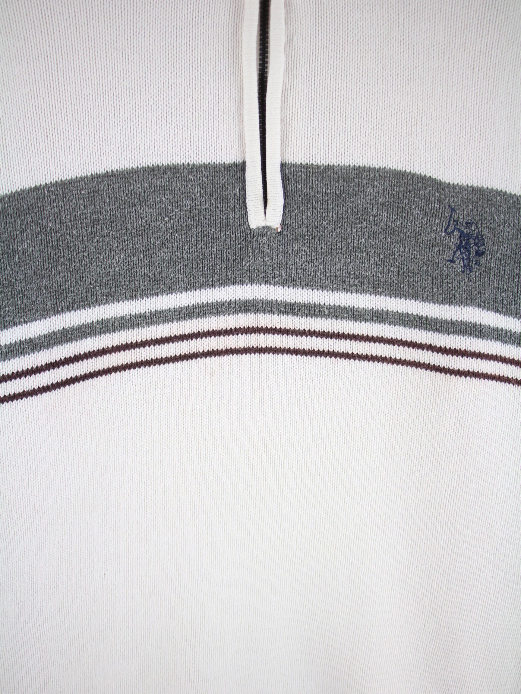 U.S. Polo ASSN. Pullover Weiß M – Etikett
