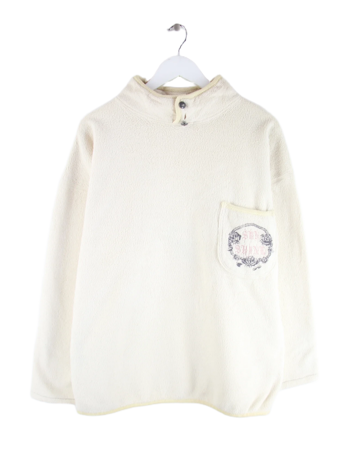 Vintage Fleece Beige M – Vorderseite