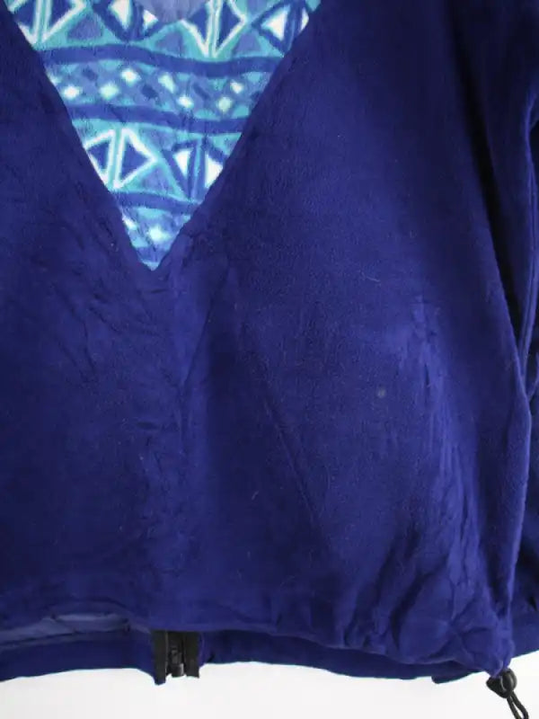 Vintage Fleece Blau L – Detailbild 3