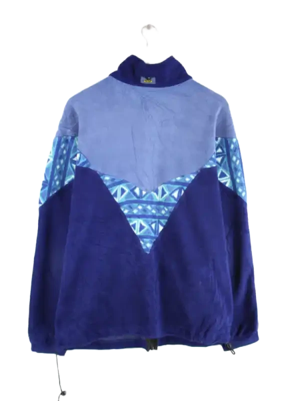 Vintage Fleece Blau L – Rückseite