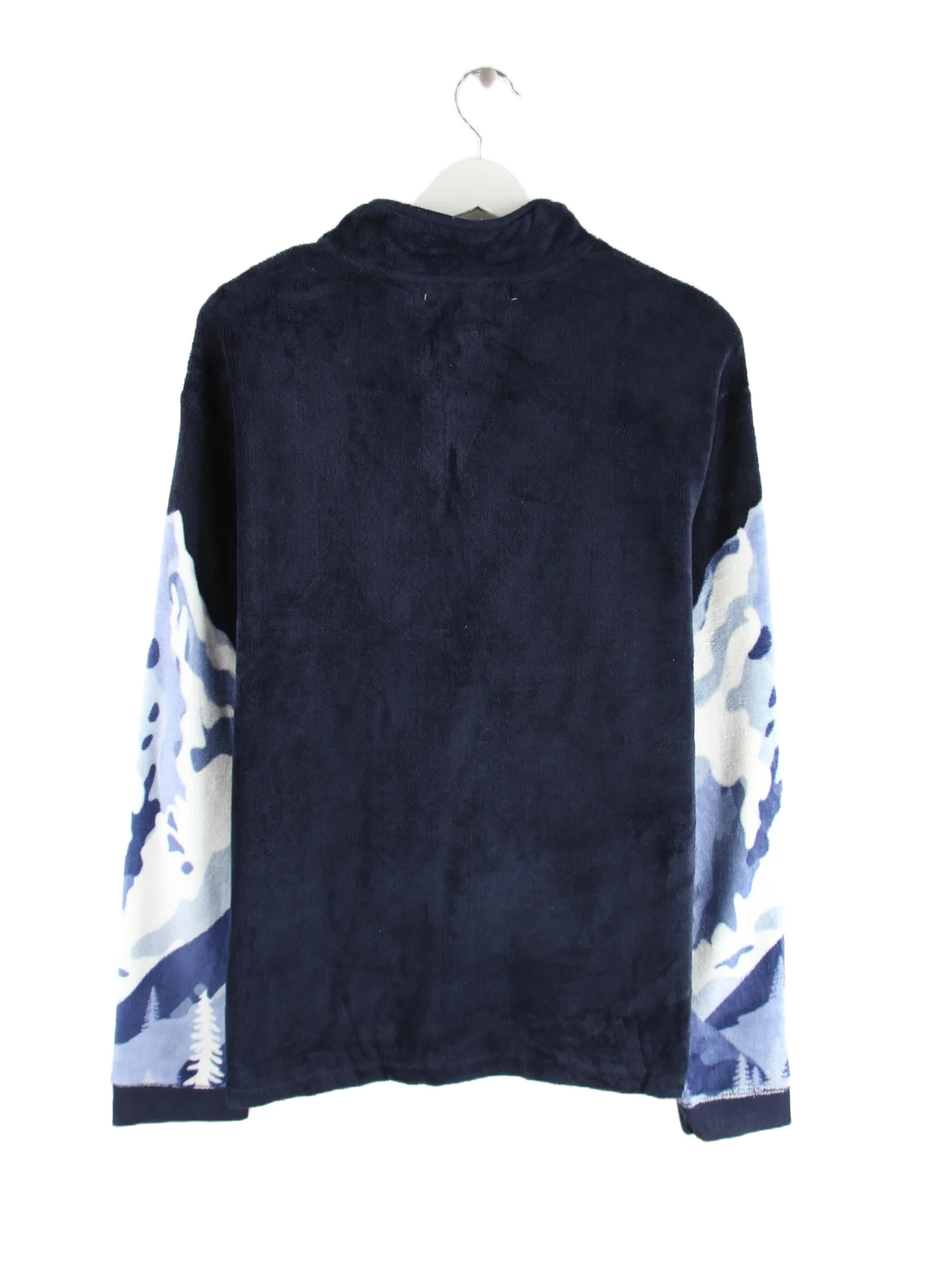 Vintage Fleece Blau L – Rückseite