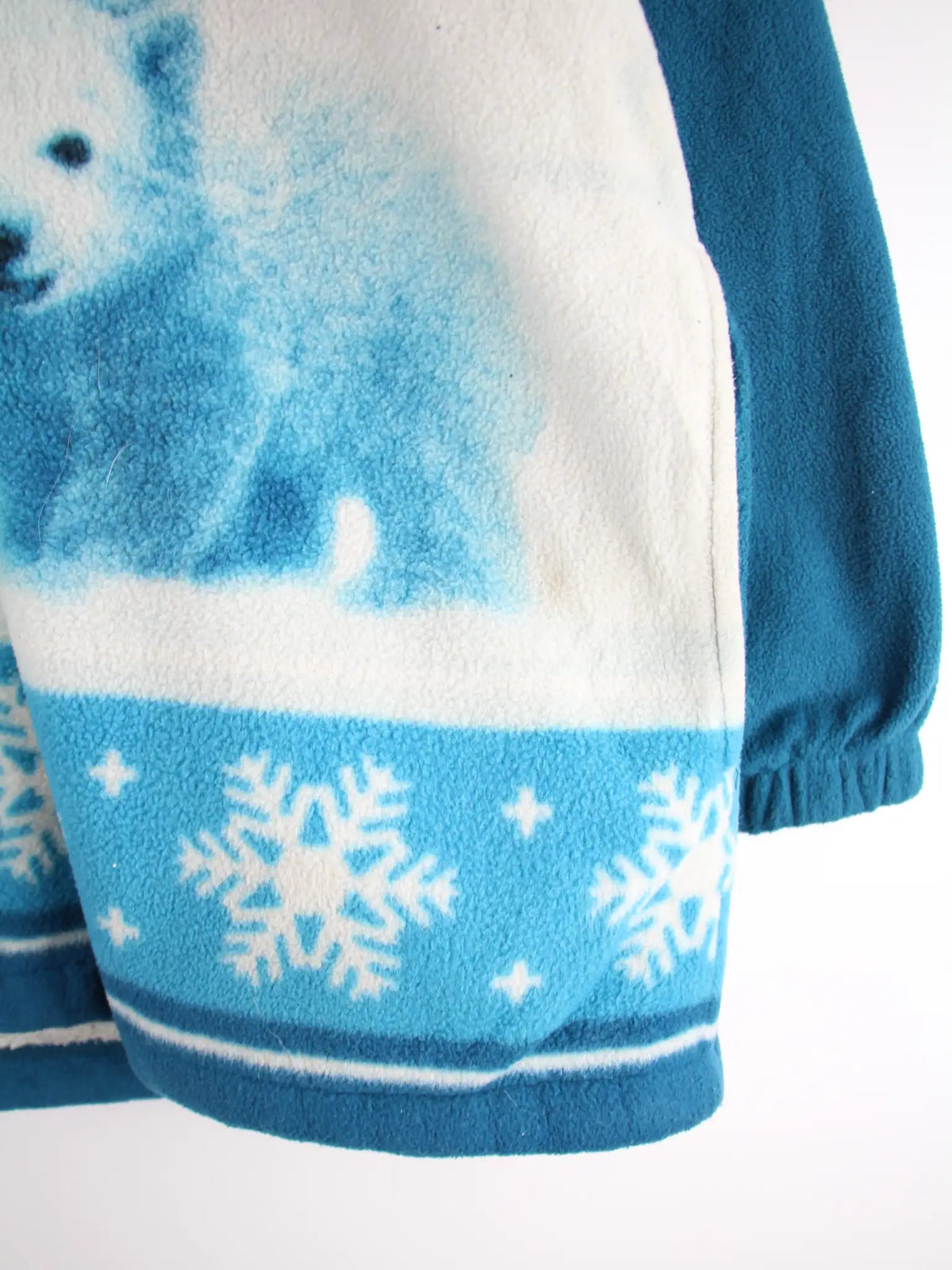 Vintage Fleece Blau M – Detailbild 1