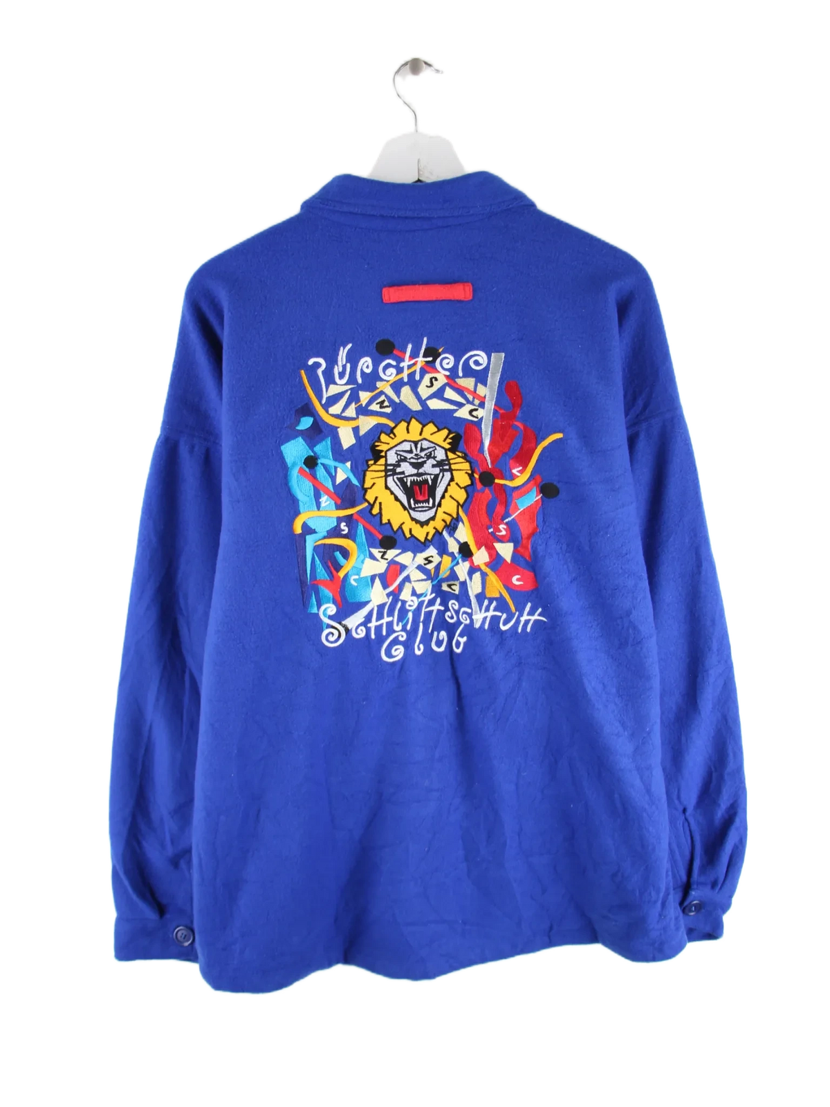 Vintage Fleece Blau XL – Rückseite