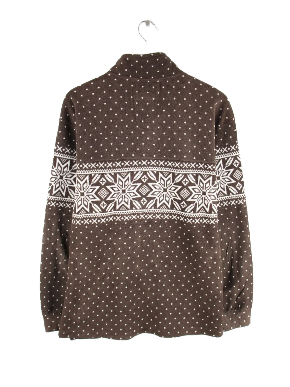 Vintage Fleece Braun L – Rückseite