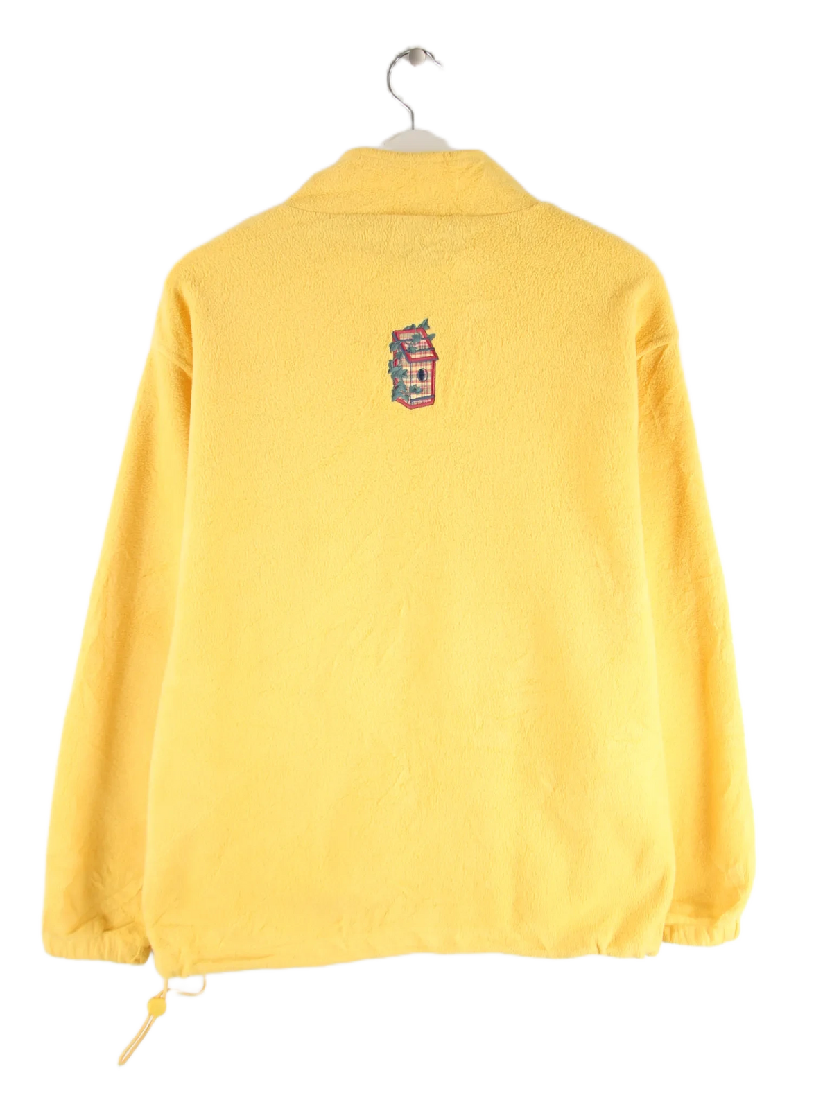 Vintage Fleece Gelb M – Rückseite