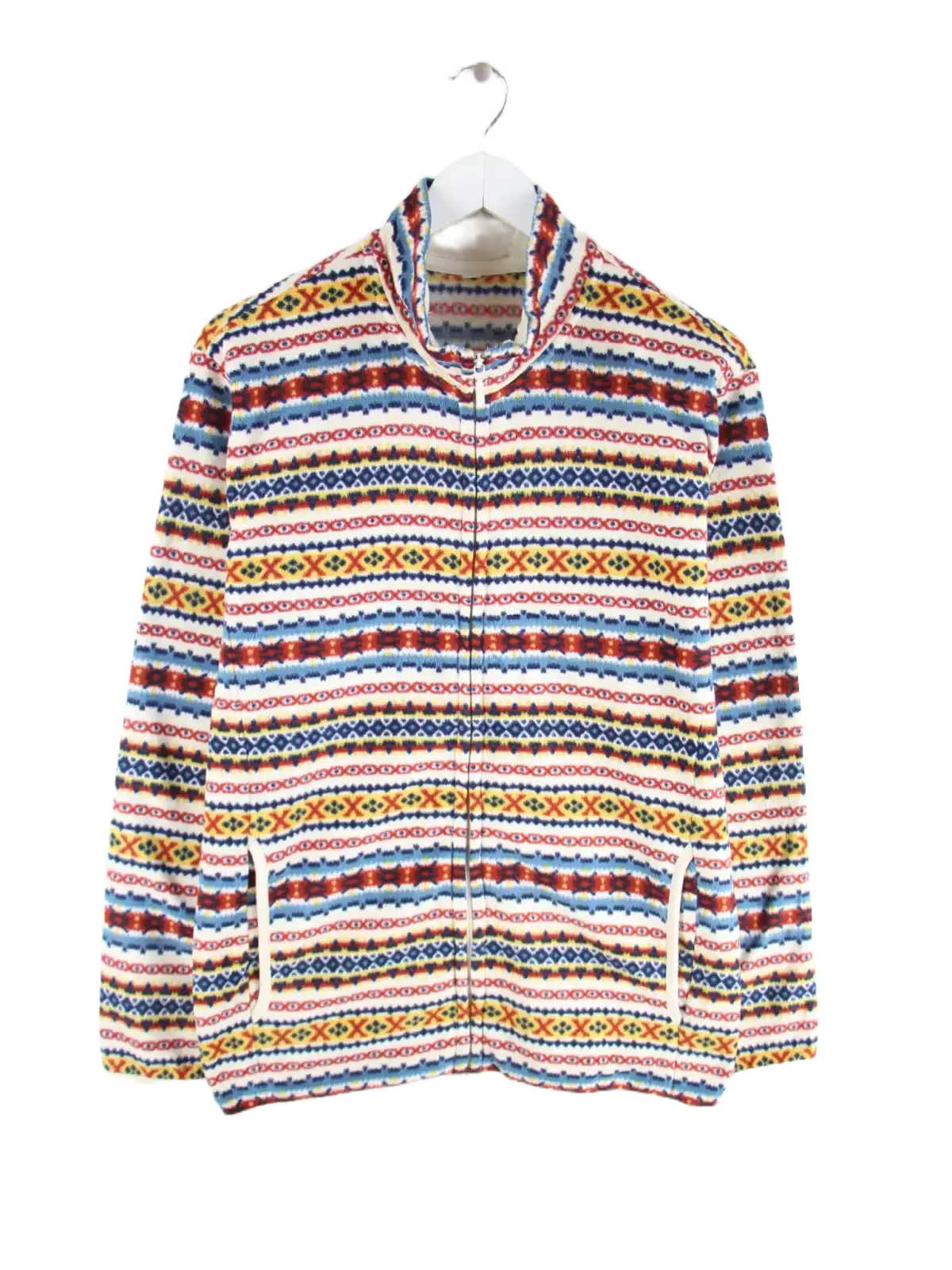 Vintage Fleece Mehrfarbig L – Vorderseite