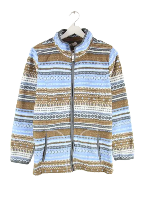 Vintage Fleece Mehrfarbig M – Vorderseite