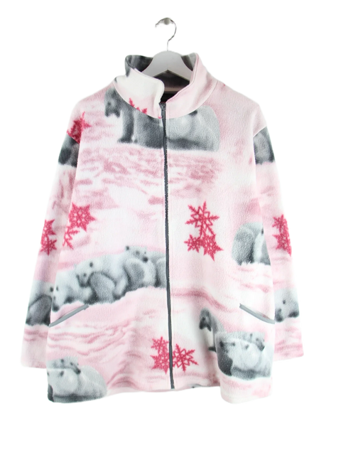 Vintage Fleece Rosa M – Vorderseite