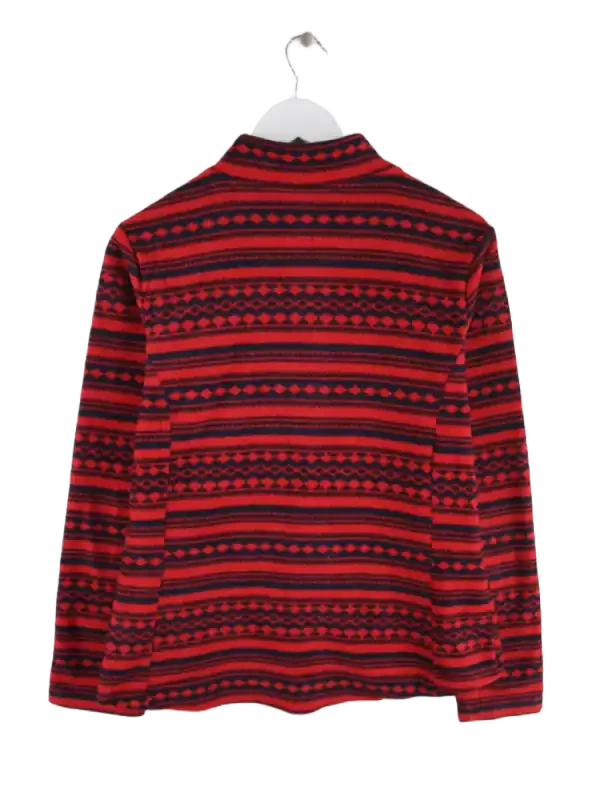 Vintage Fleece Rot L – Rückseite