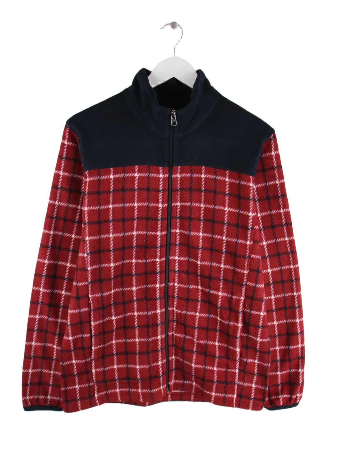 Vintage Fleece Rot M – Vorderseite