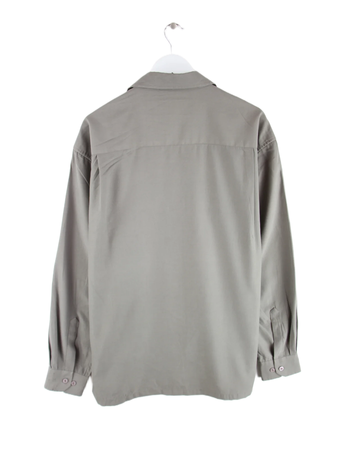 Vintage Freizeit Hemd Grau XXL – Rückseite