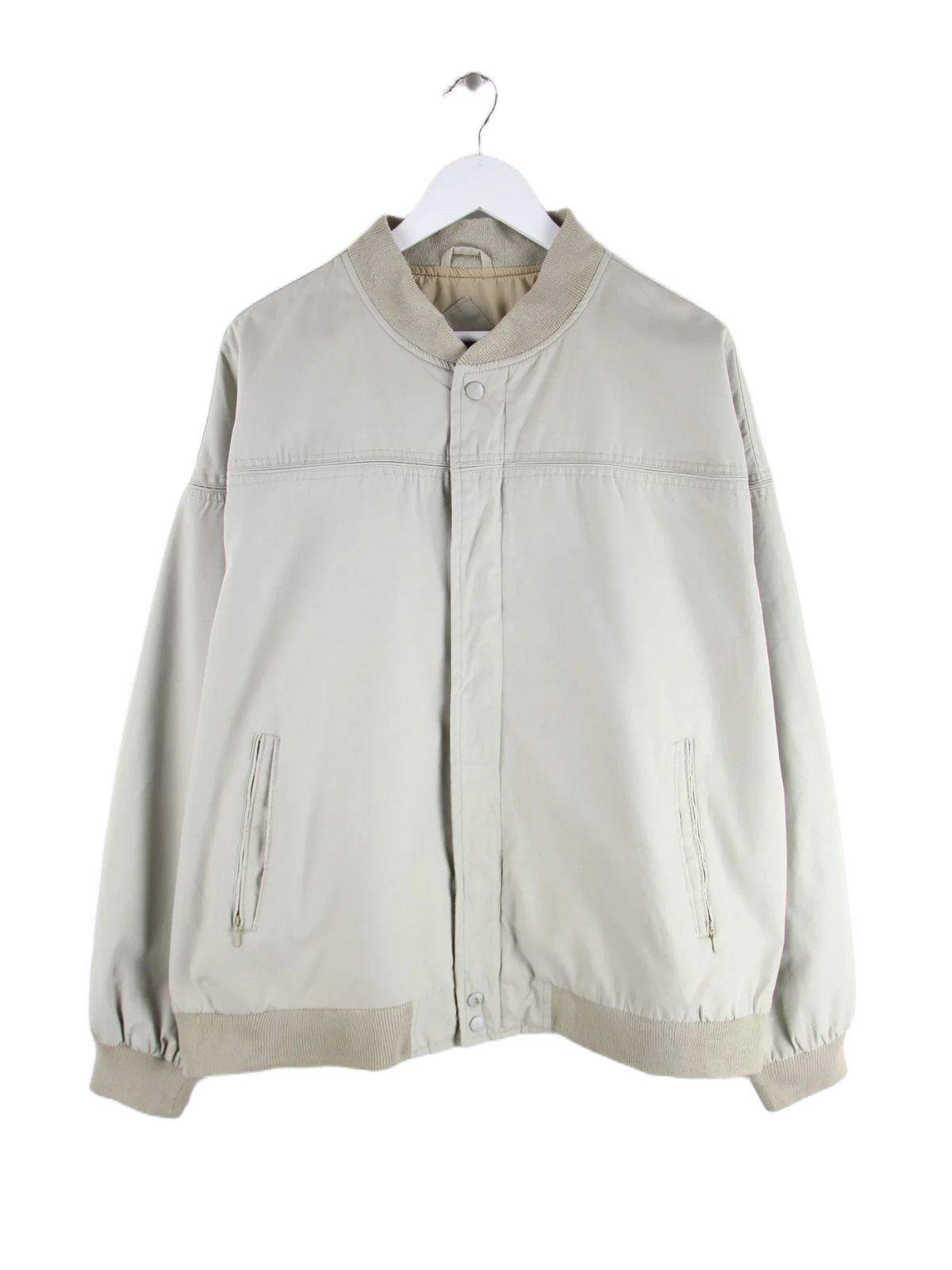 Vintage Jacke Beige XL – Vorderseite