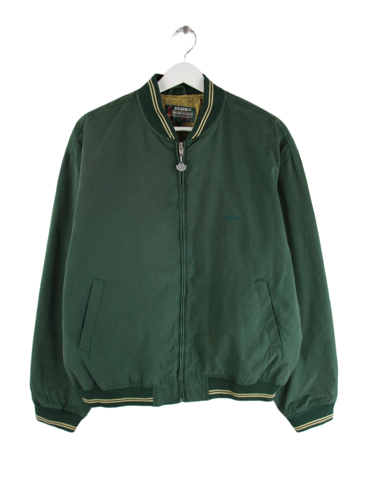 Vintage Jacke Grün XL – Vorderseite