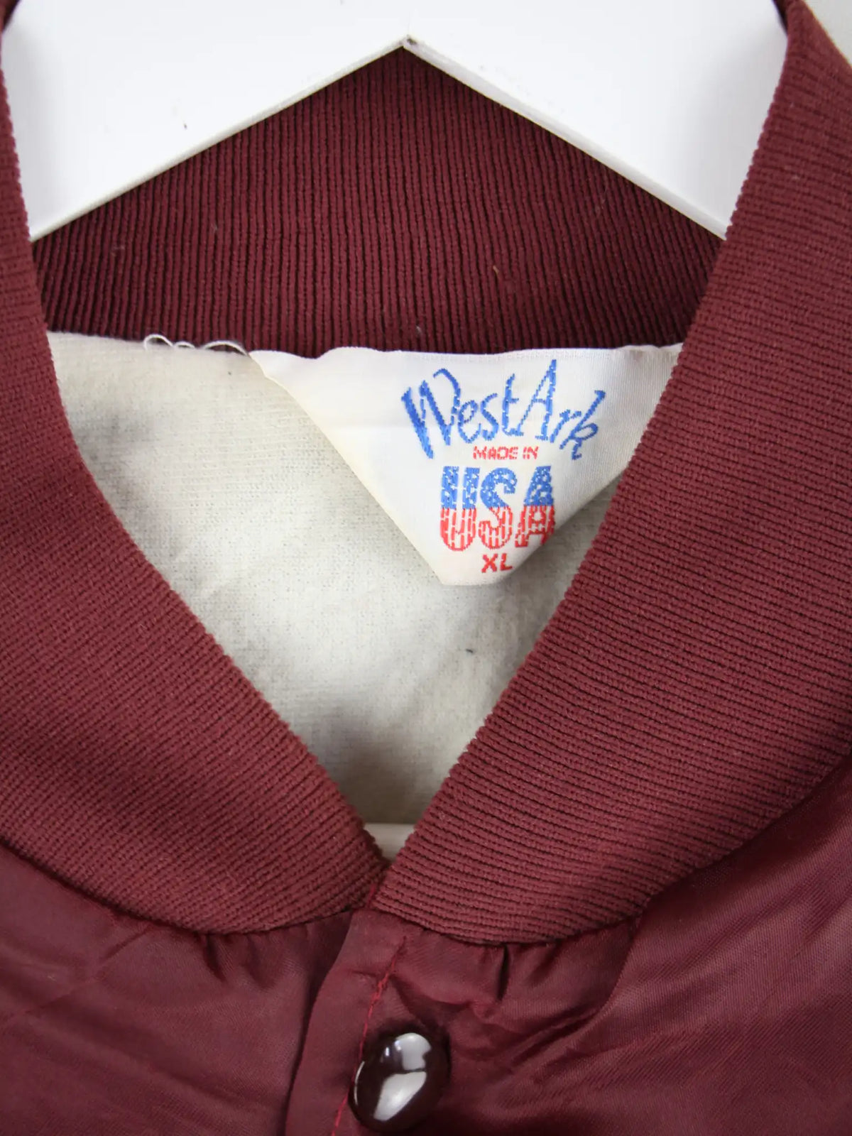 Vintage Jacke Rot XL – Etikett