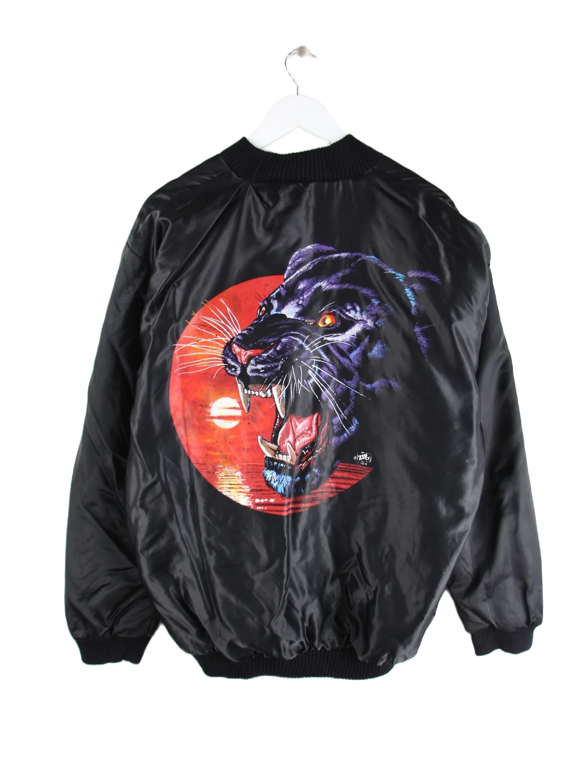 Vintage Jacke Schwarz L – Rückseite